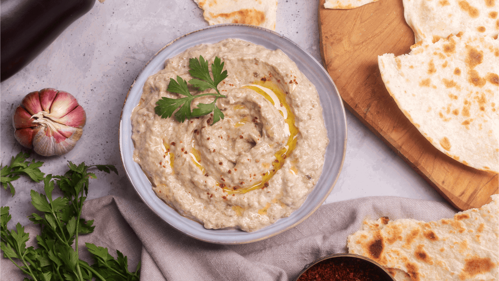 Image of Mediterranean Roasted Eggplant Dip
