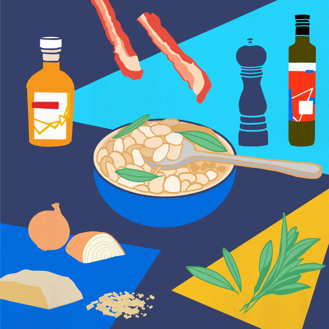 Sage Parmesan Giant Beans American Vinegar Works