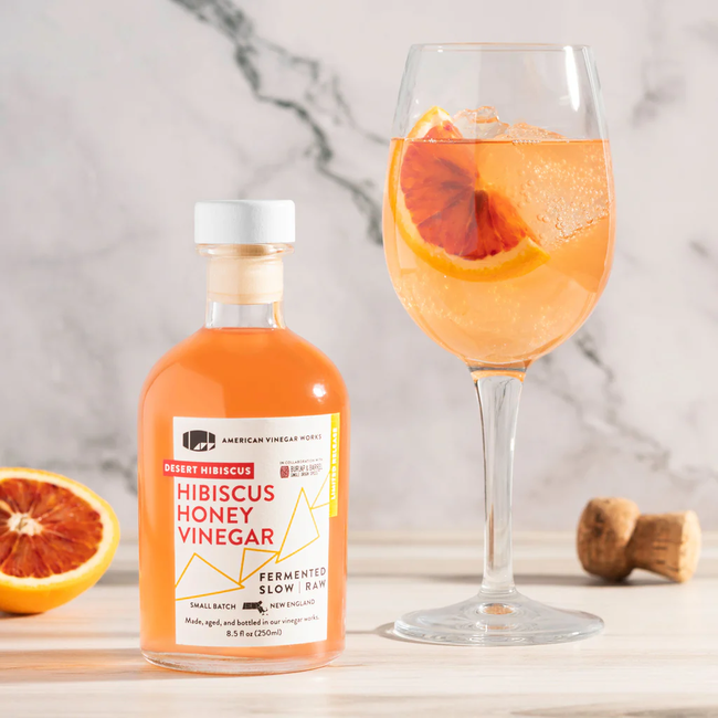Honey Hibiscus Spritz American Vinegar Works
