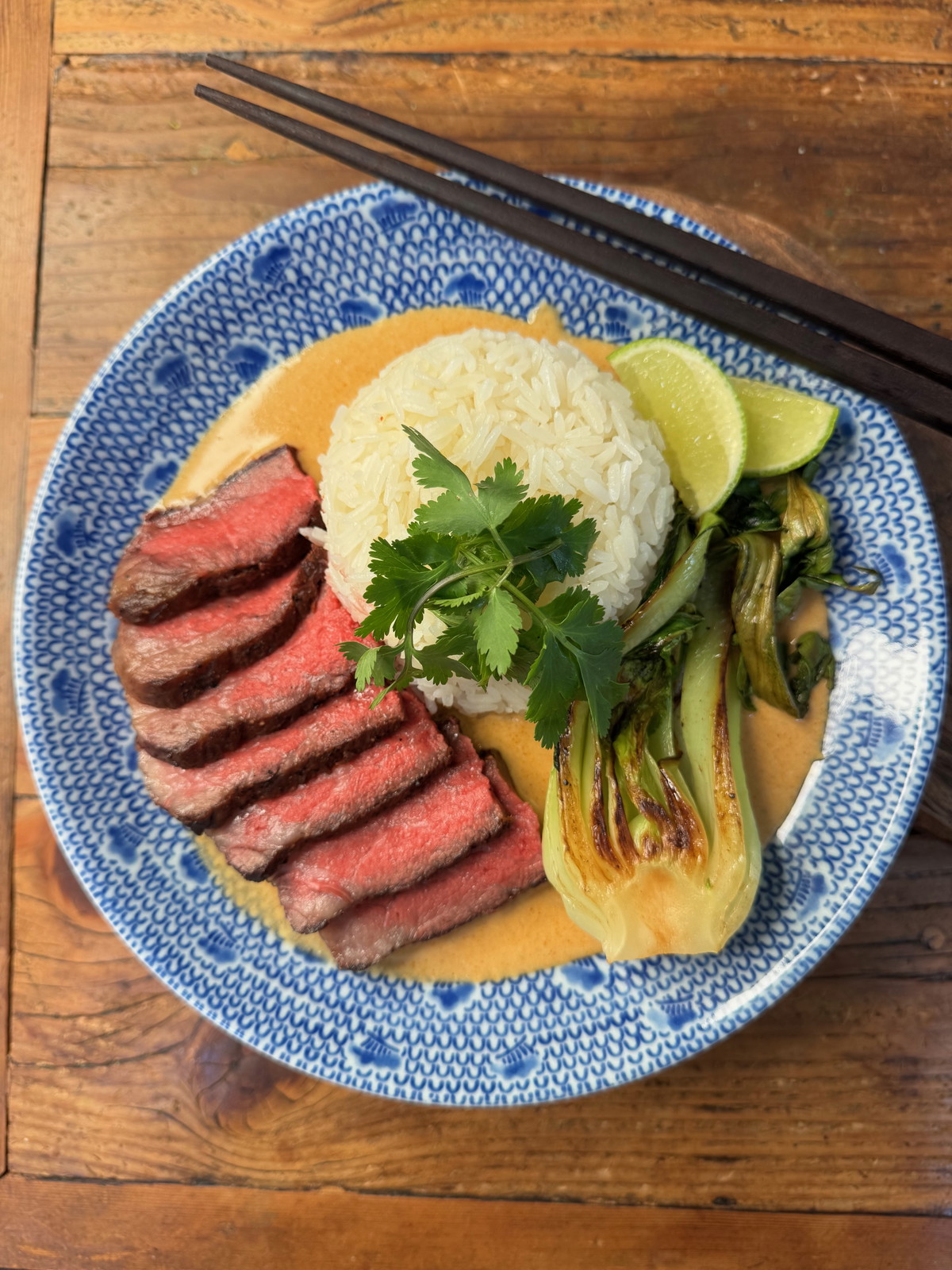 Thai Coconut Curry Steak Bowl