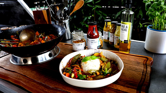 Image of Curry mit Pute & Reis