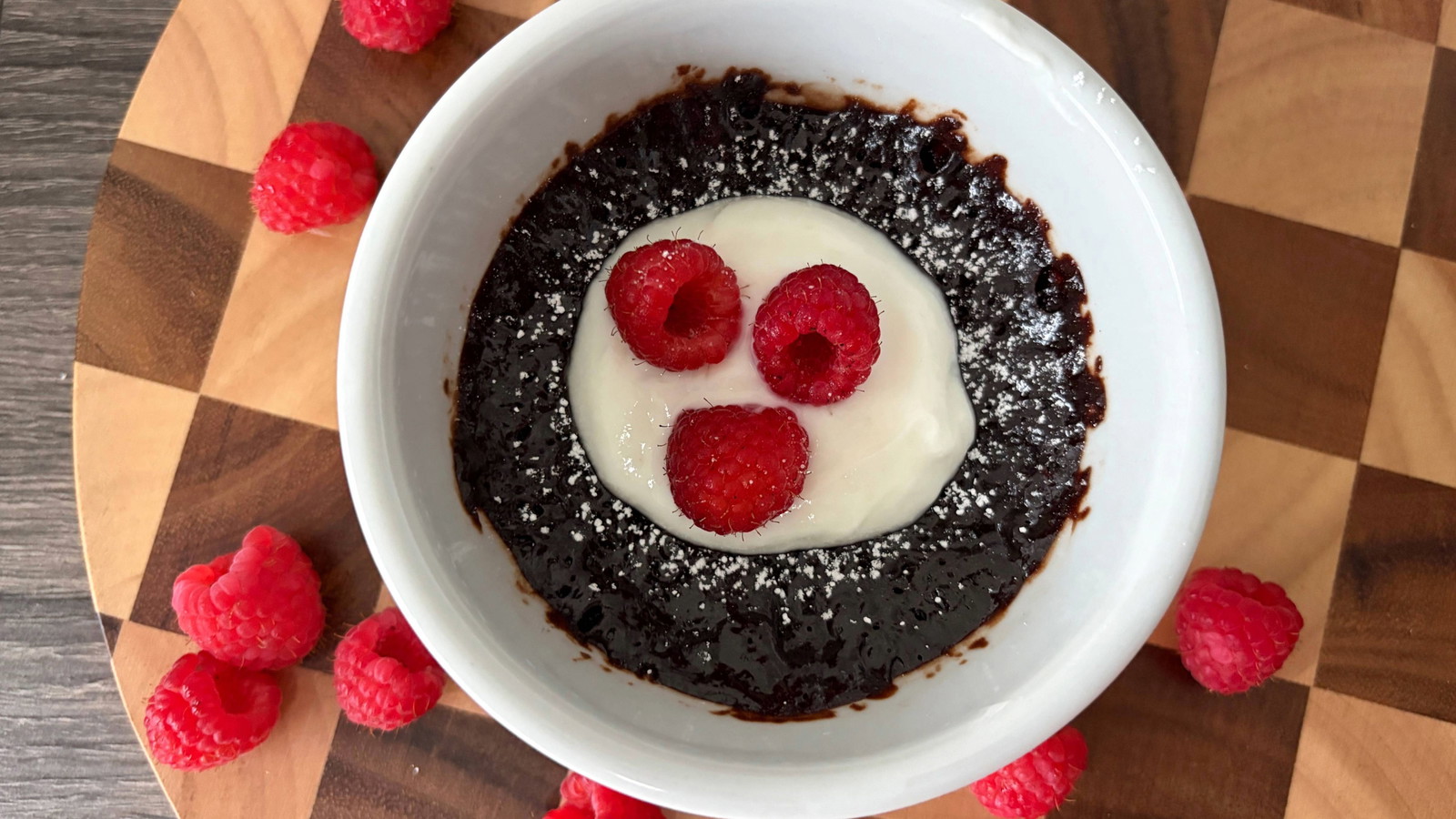 Image of No Bake Chocolate Collagen Mug Cake