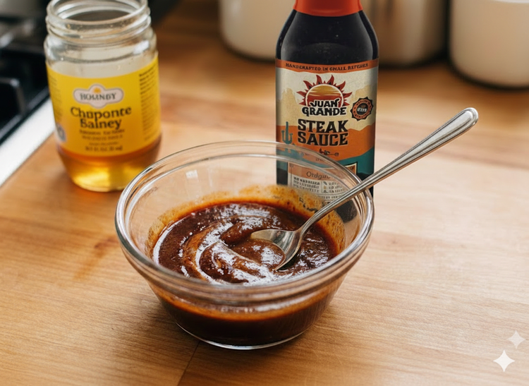 Image of In a small bowl, combine the ¼c Chipotle Premium Steak...
