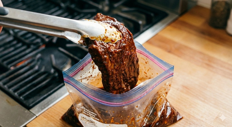 Image of After marinating, preheat a grill or grill pan over medium-high...