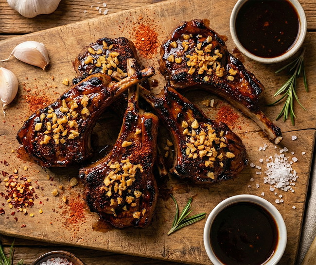 Image of Fernöstliches Lamm mit Schriratscha-Glasur