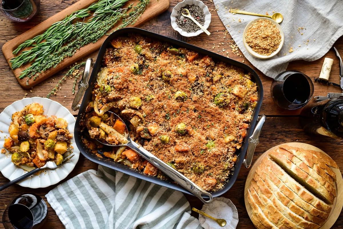 Winter Vegetable Cassoulet with White Beans