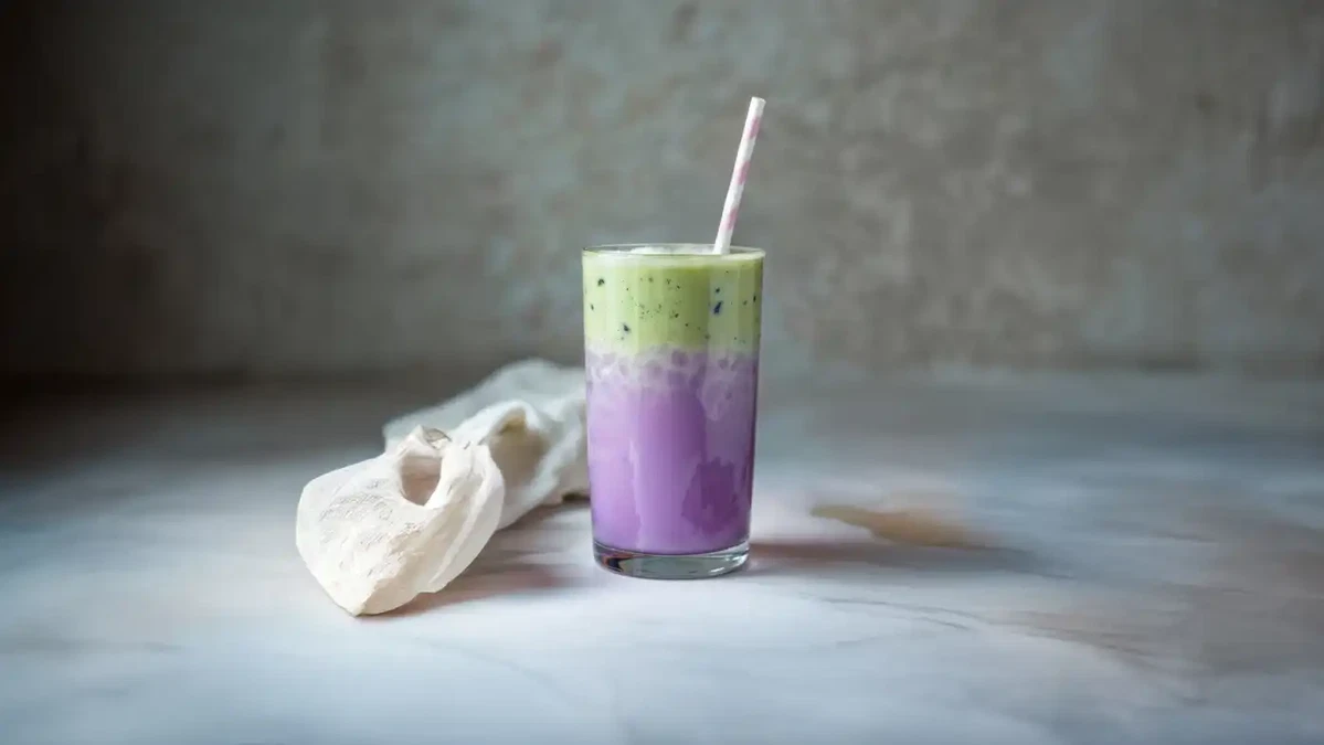Ricetta passo passo per Latte al matcha .