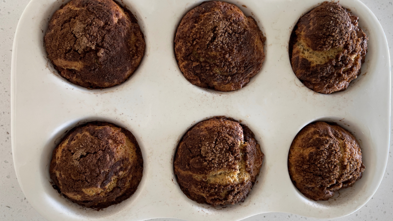 Image of Honey Greek Yogurt Muffins with Cinnamon Sugar