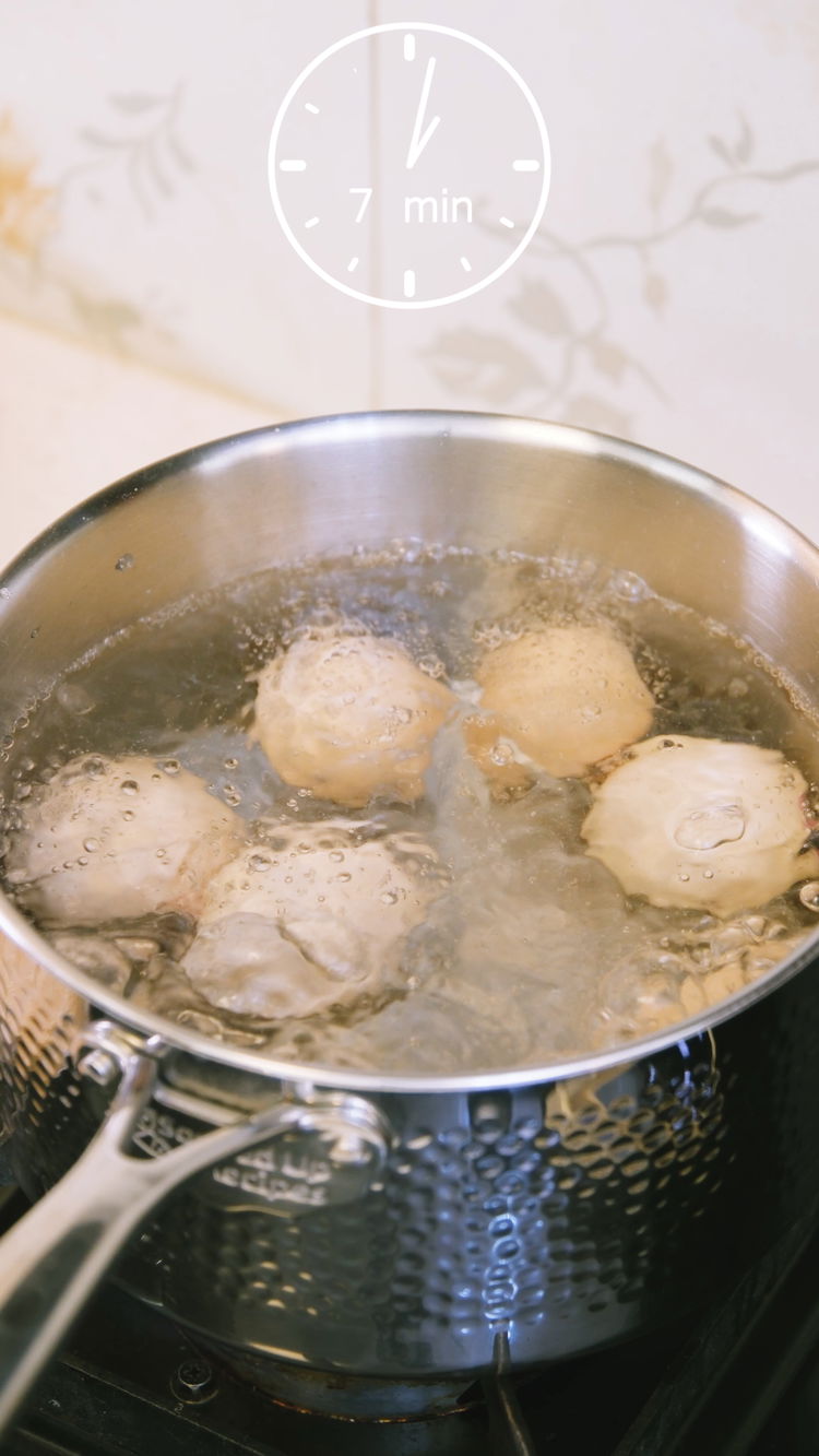 Image of Bring a pot of water to a boil and cook...