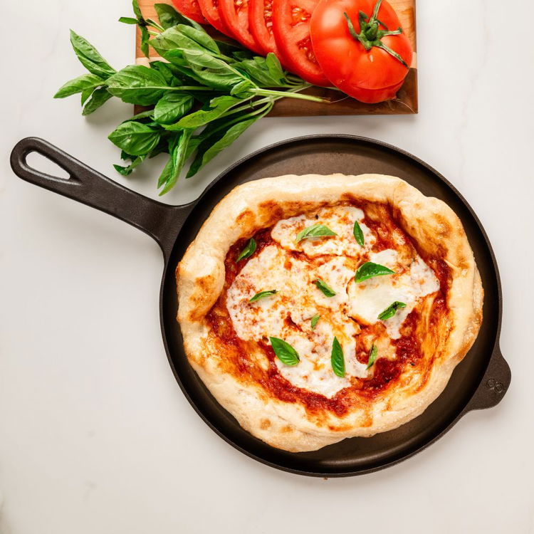 Image of Place your griddle in the center of the rack at...