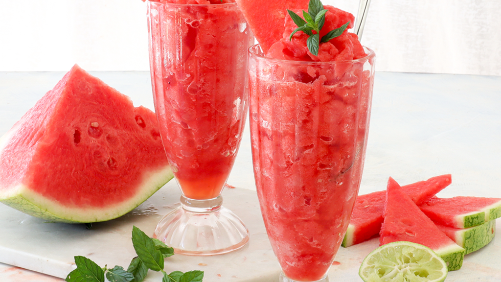 Summer loving watermelon slushy recipe