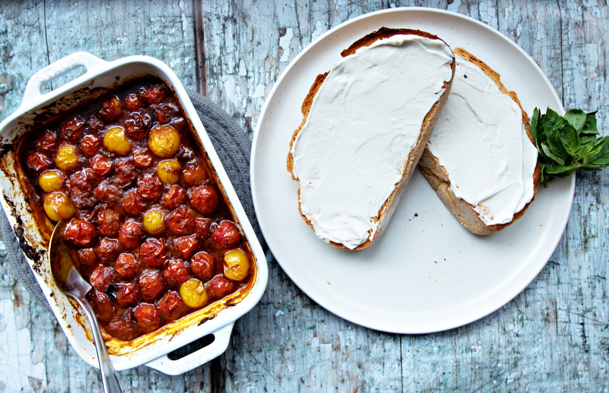 Jollof Baked Cherry Tomatoes