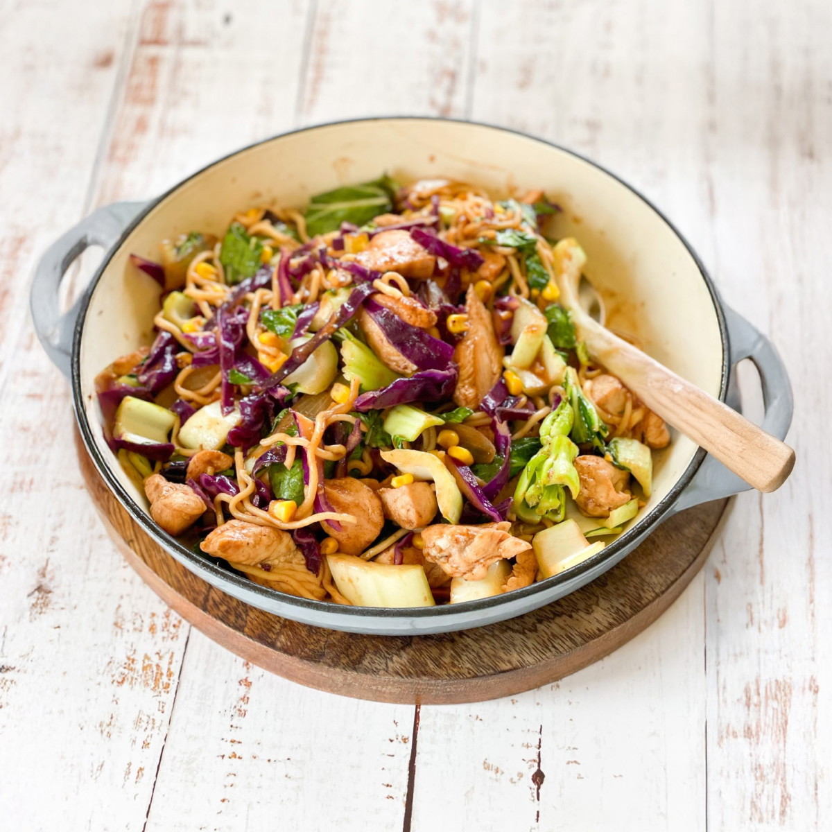 Miso Chicken & Singapore Noodles