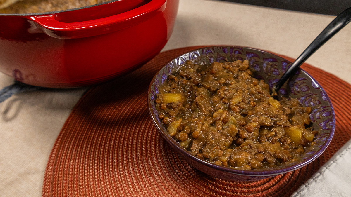 Grandmas Quick and Tasty Beef and Lentil Stew