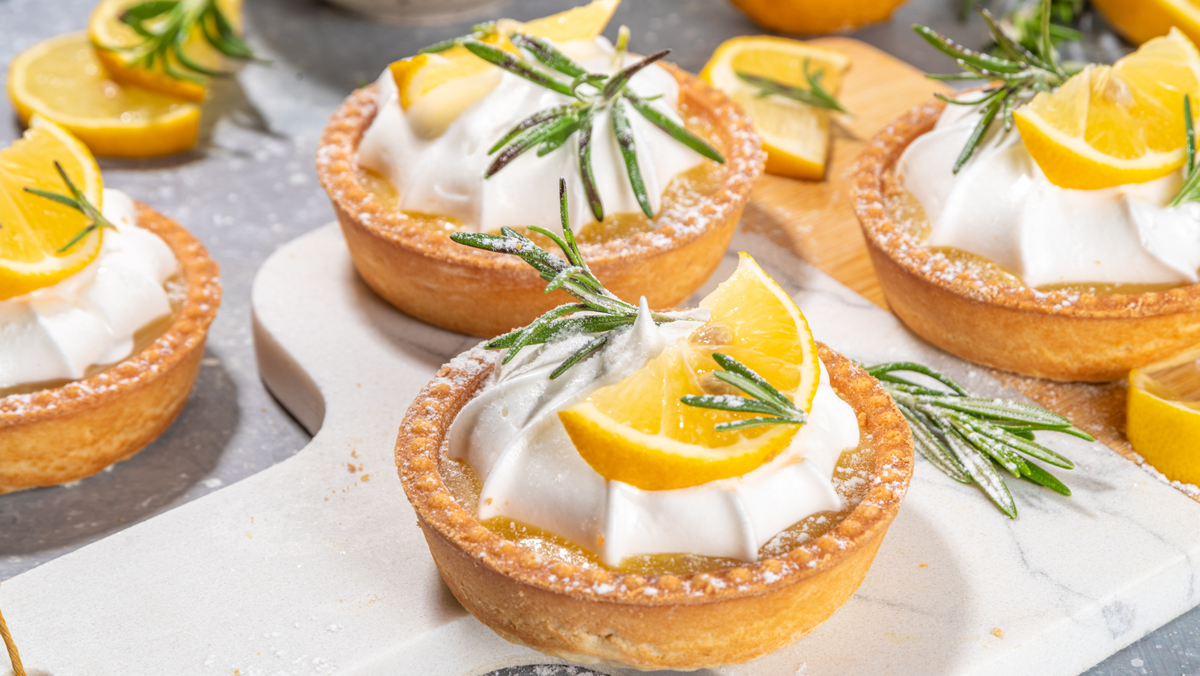 Mini Lemon Posset Tarts