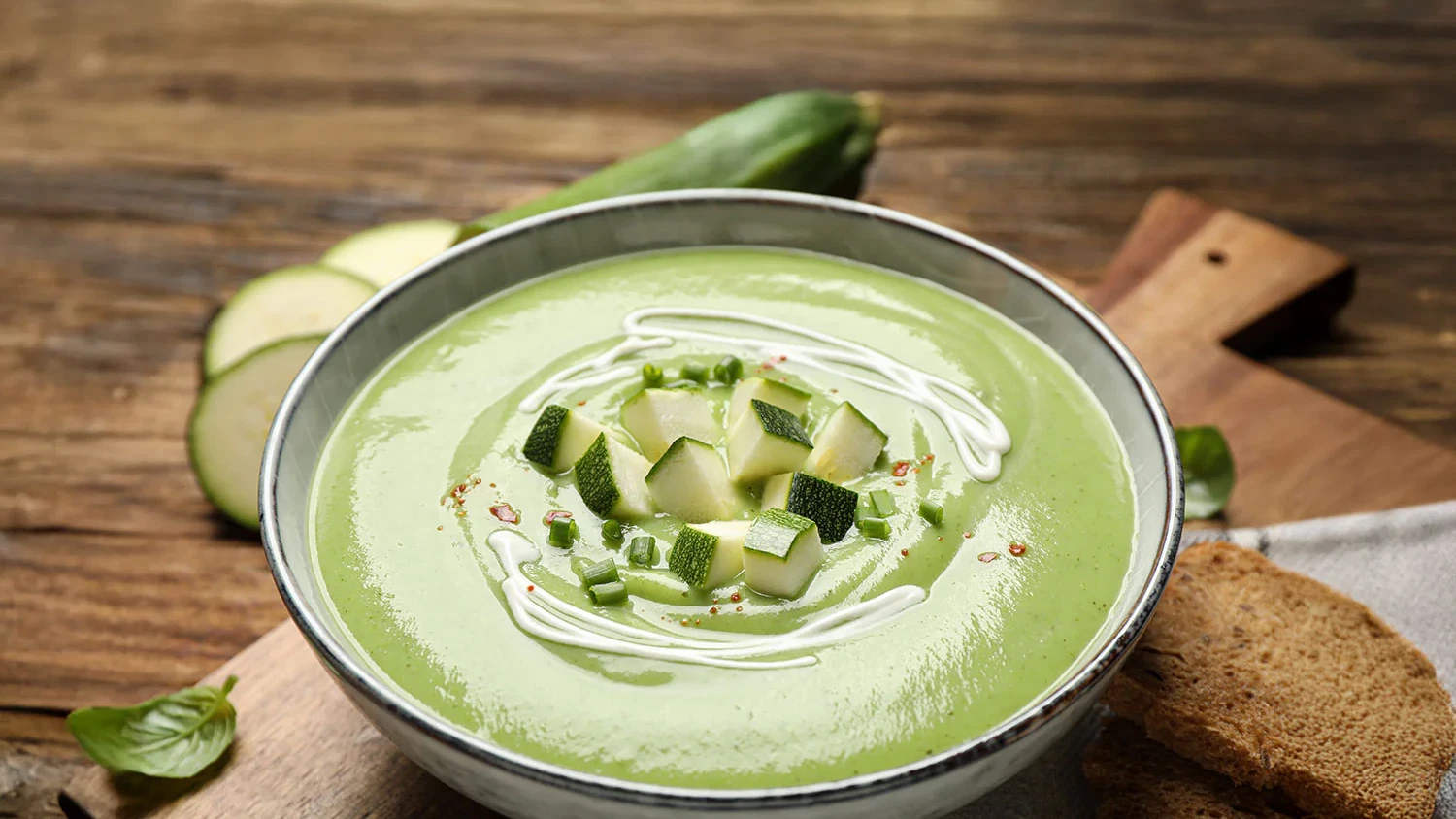 Image of Crema de calabacín casera y tradicional