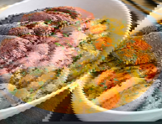 Image of Corned Beef and Napa Cabbage