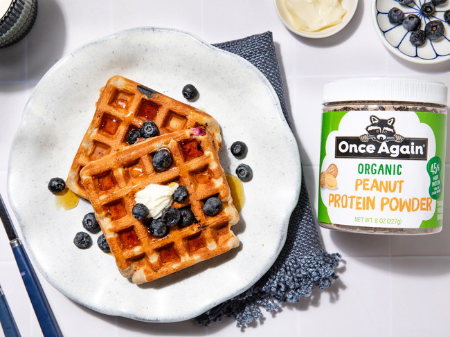 Image of Blueberry Protein Waffles