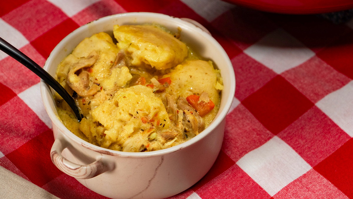 Hot and Hearty Chicken and Dumplings