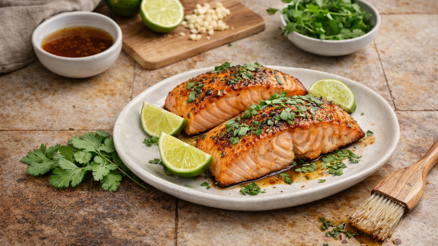 Persian Lime & Honey Ginger Salmon Glaze