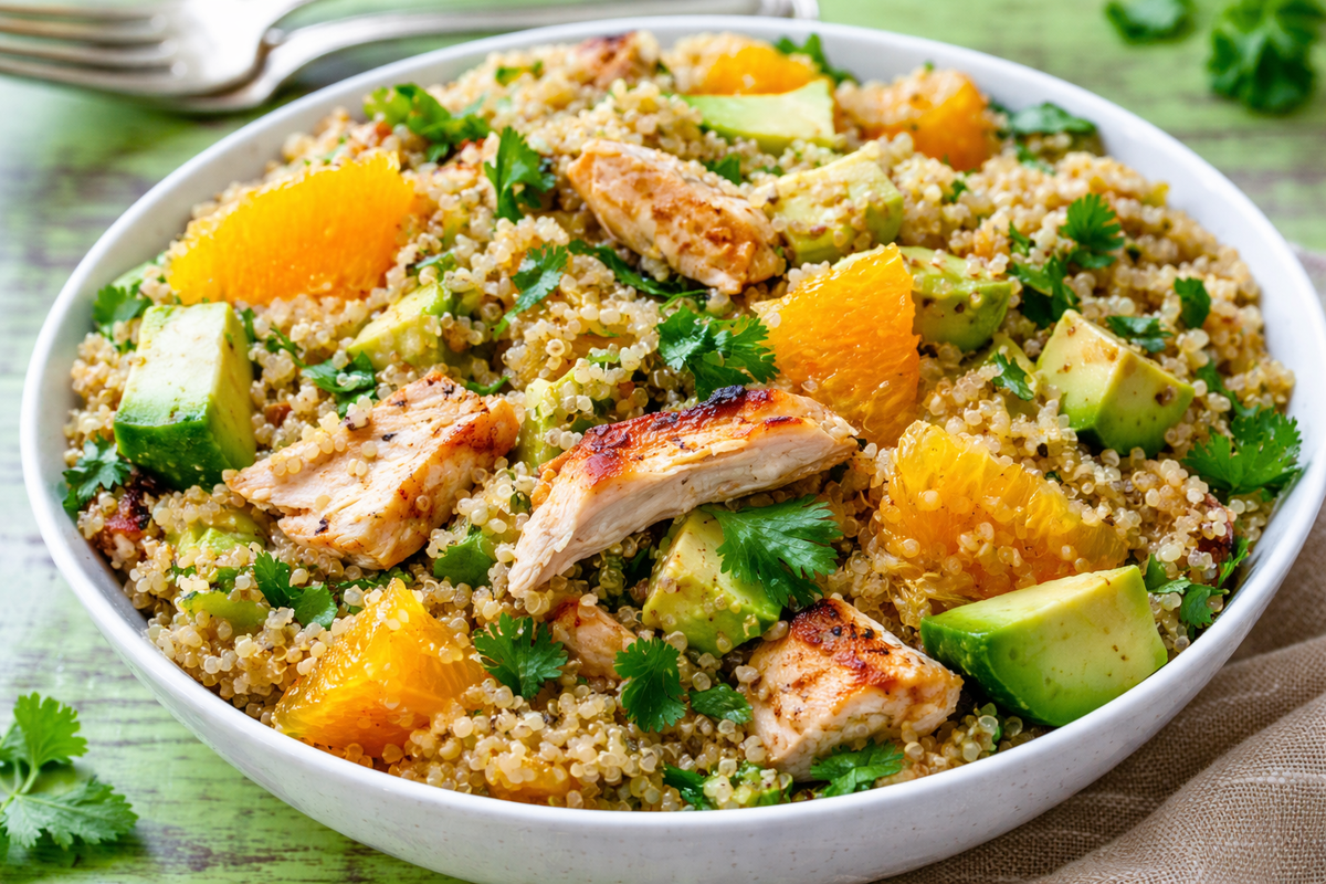 Persian Lime and Honey Ginger Wellness Salad