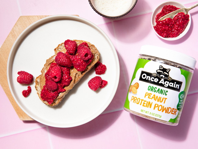 Image of Protein Nut Toast & Berry Chia Jam