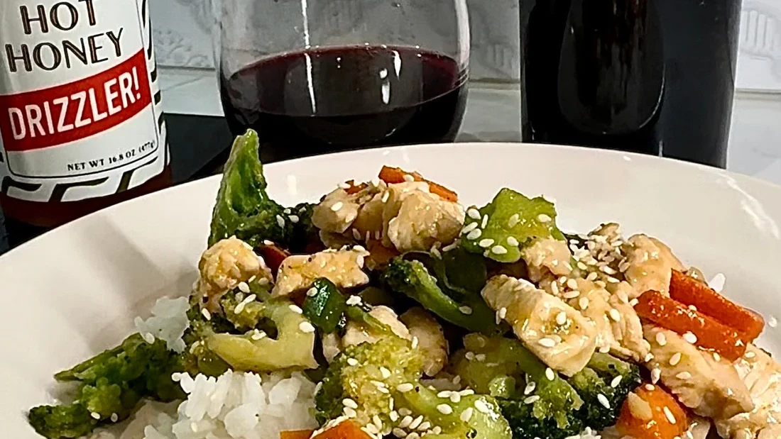 Urban Slicer Hot Honey Thai Peanut Chicken Stir Fry