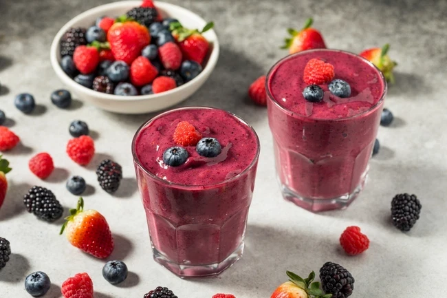 Berry Yogurt Protein Slushi
