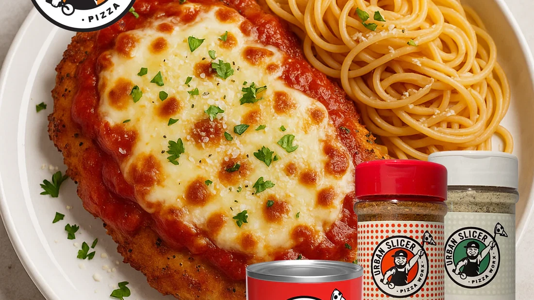 Image of Crispy Chicken Parmesan with Urban Slicer Mojo