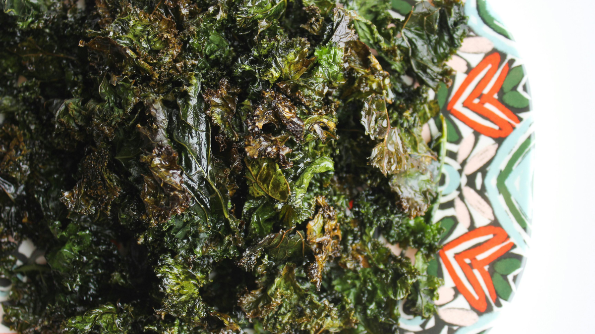 Kale with Smoked Almonds