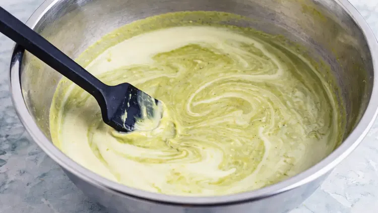 Image of Add all ingredients except the white chocolate chips and coconut...