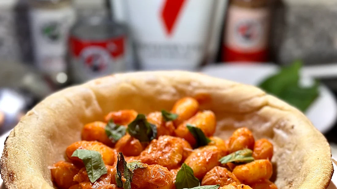 Image of Creamy Gnocchi Pizza Bowls (Urban Slicer Style)