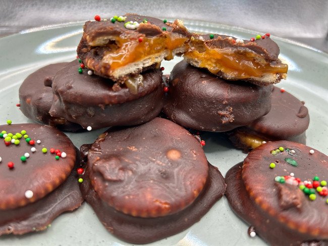 Image of Caramel Ritz Cookies