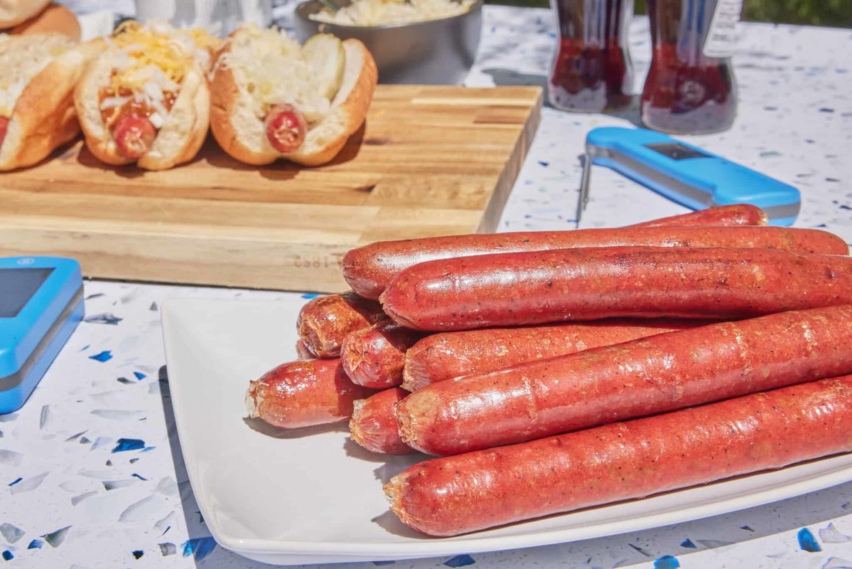 Homemade All-Beef Hot dogs Recipe