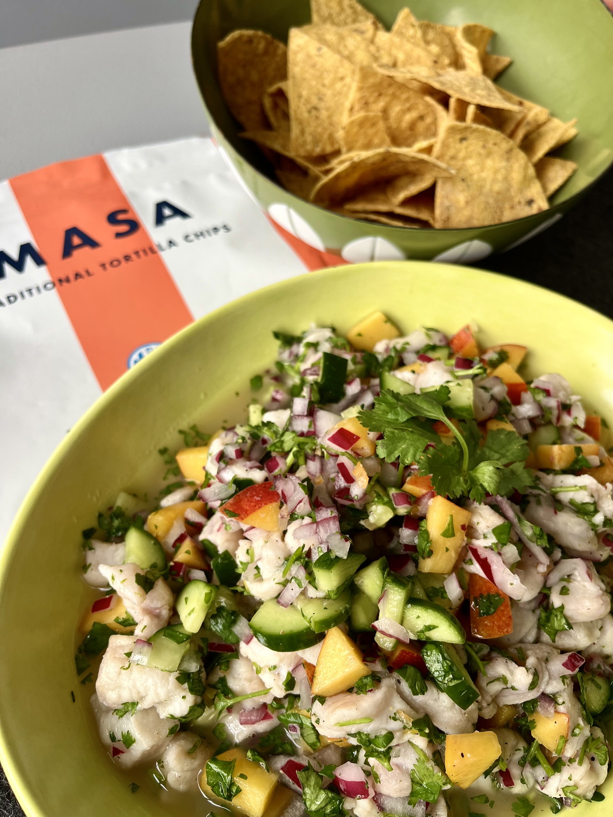 Peach Ceviche