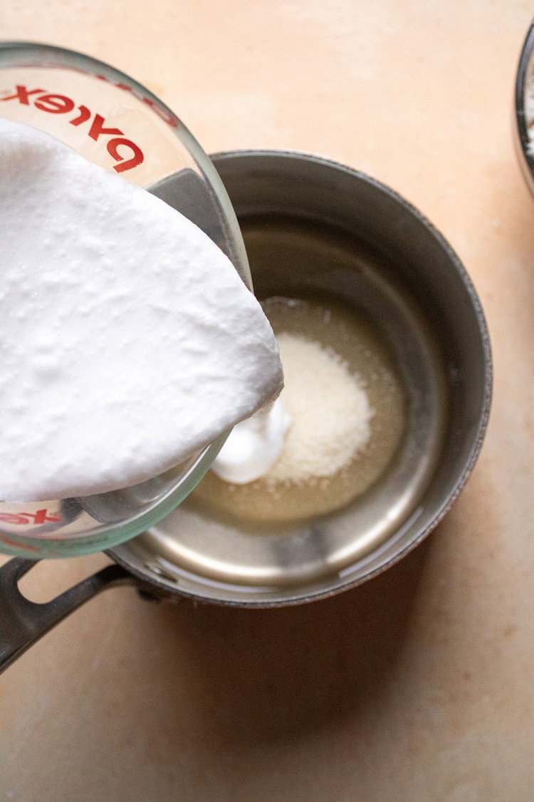 Image of Melt coconut oil and stir in the coconut milk ,...