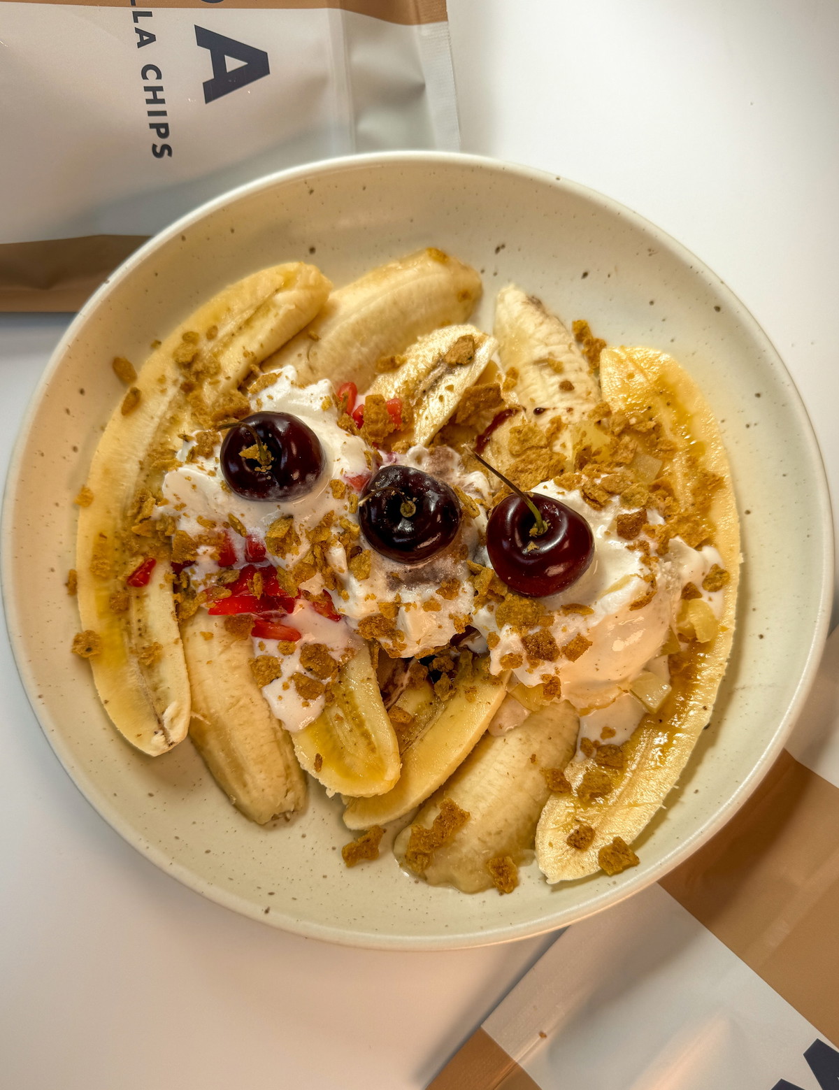 Churro Banana Split