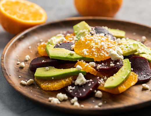 Image of Avocado, Beet and Pixie Tangerine Salad