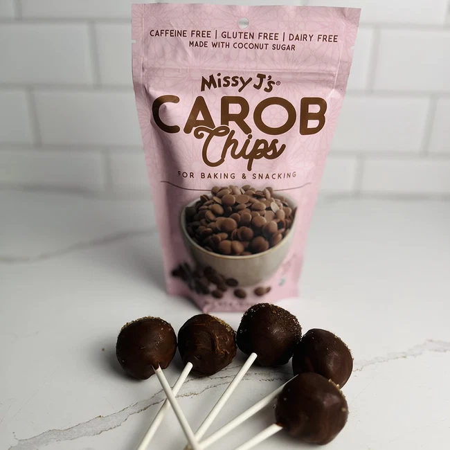 Image of CAROB CAKE POPS
