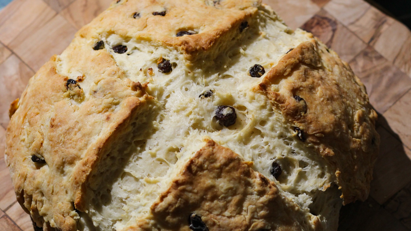 Image of Rustic Irish Soda Bread with Beef Tallow