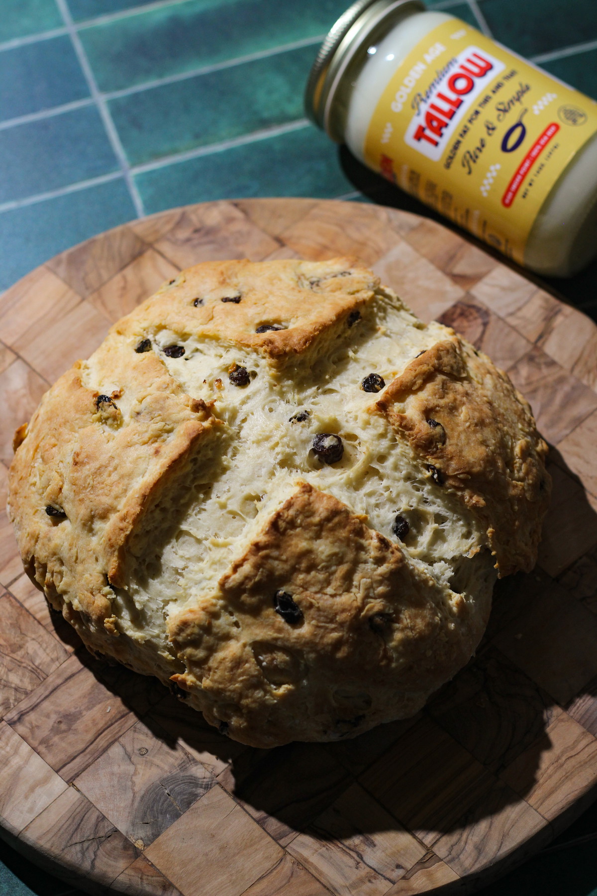 Rustic Irish Soda Bread with Beef Tallow