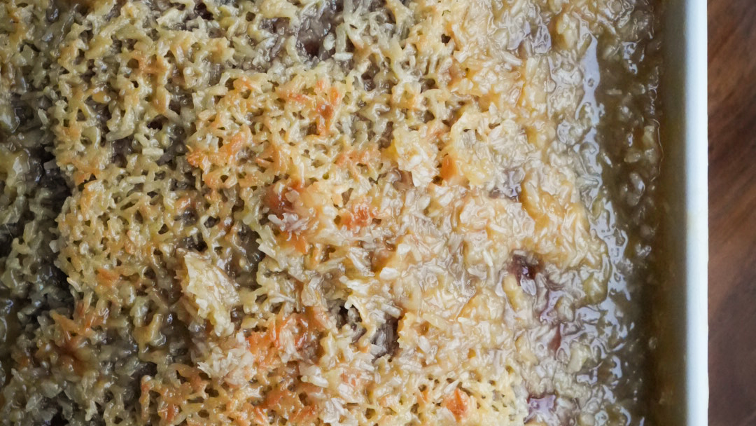 Pokecake banane et dattes façon Reine Élisabeth