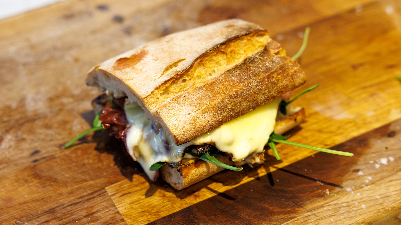 Venison Steak & Cheese Sandwich