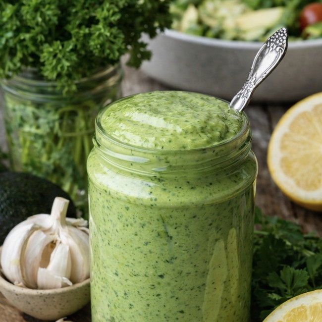 avocado green goddess dressing