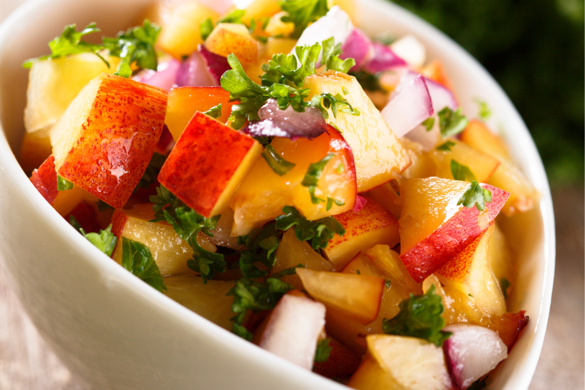 Homemade Peach Salsa