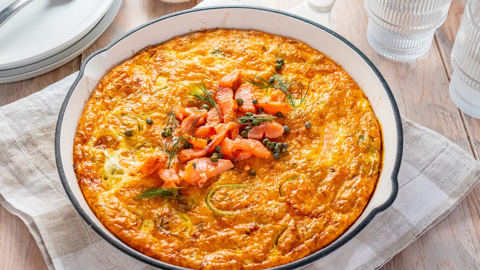 Image of Smoked Salmon Frittata