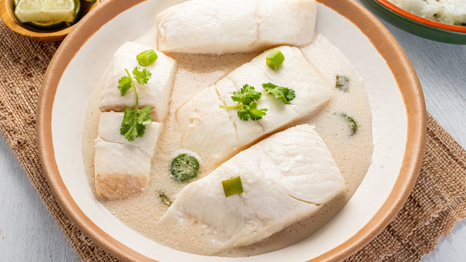Image of Coconut Lime Poached Halibut