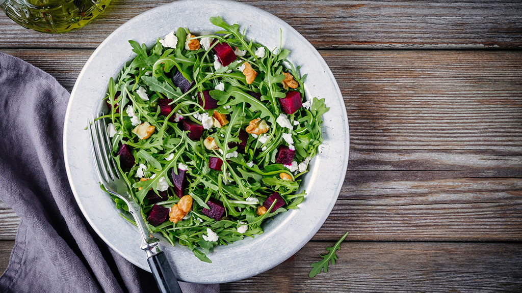 Image of Roasted Beet Salad with Goat Cheese & Toasted Pecans