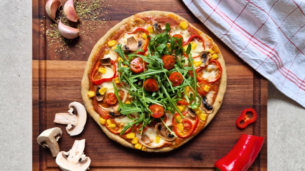 Image of Protein Pizza Teig | Knusprig und einfach
