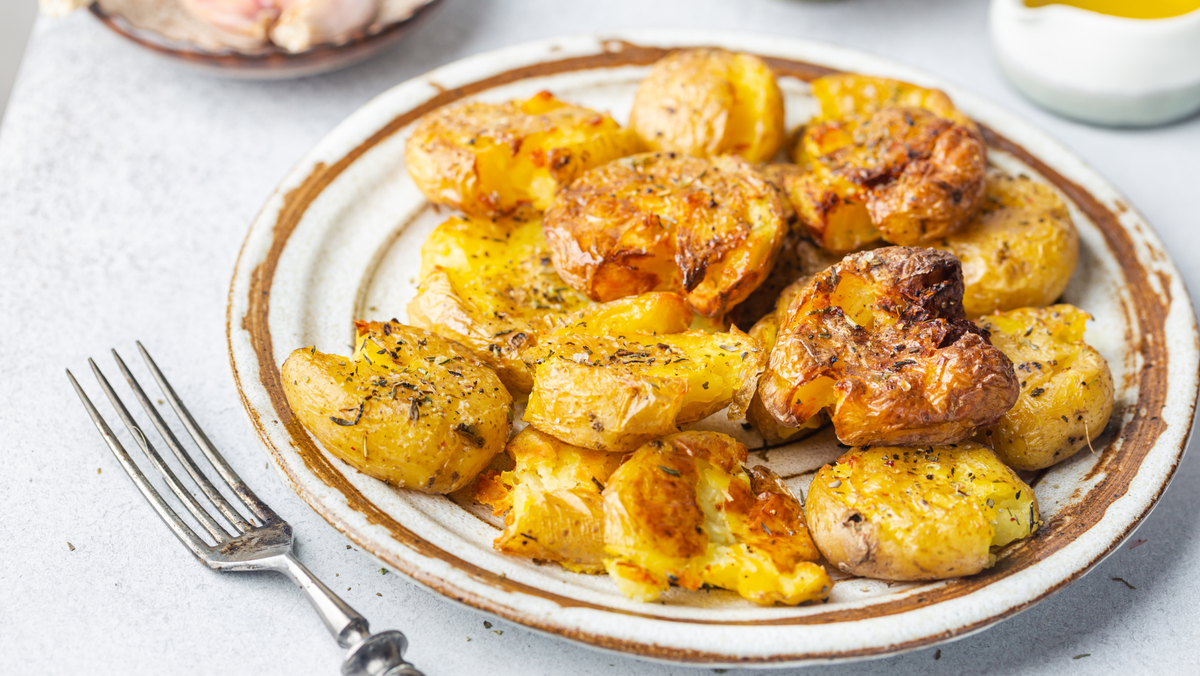 Crispy Smashed Potatoes